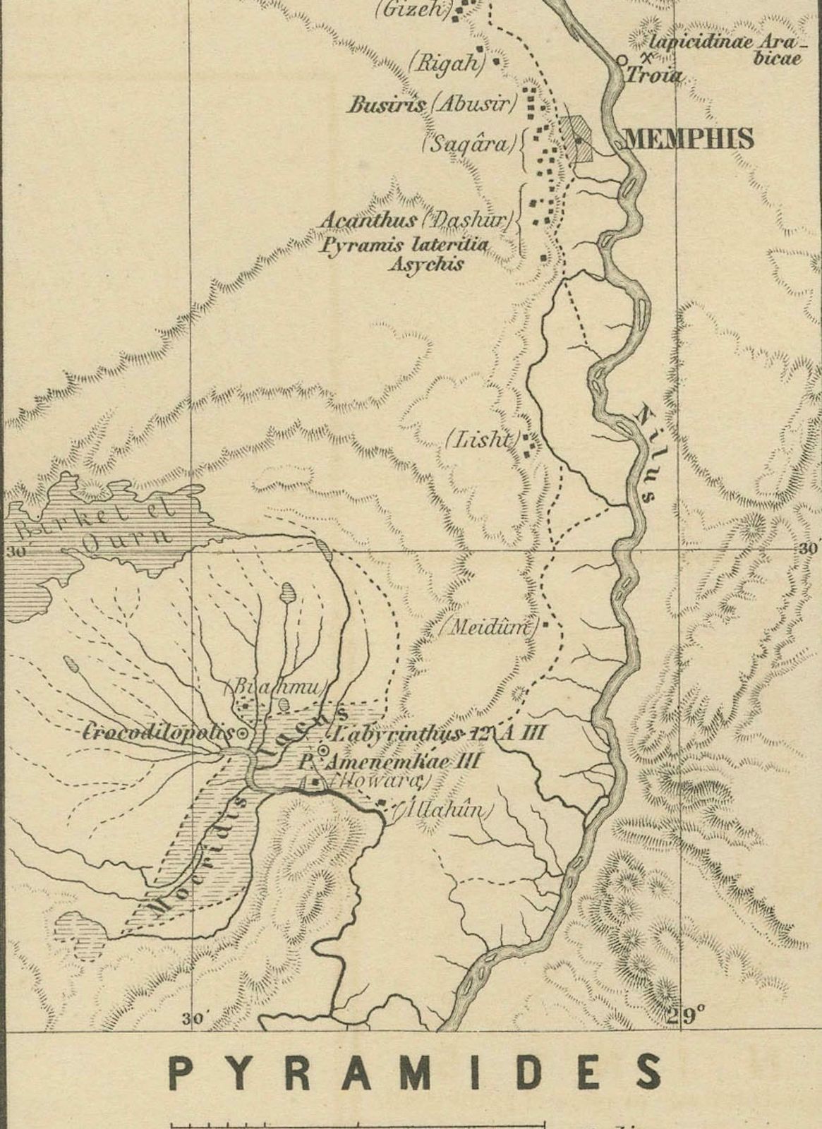 The World In The Assyrian Empire's Era: A Historical Map, Published In 1880 photo 404.0