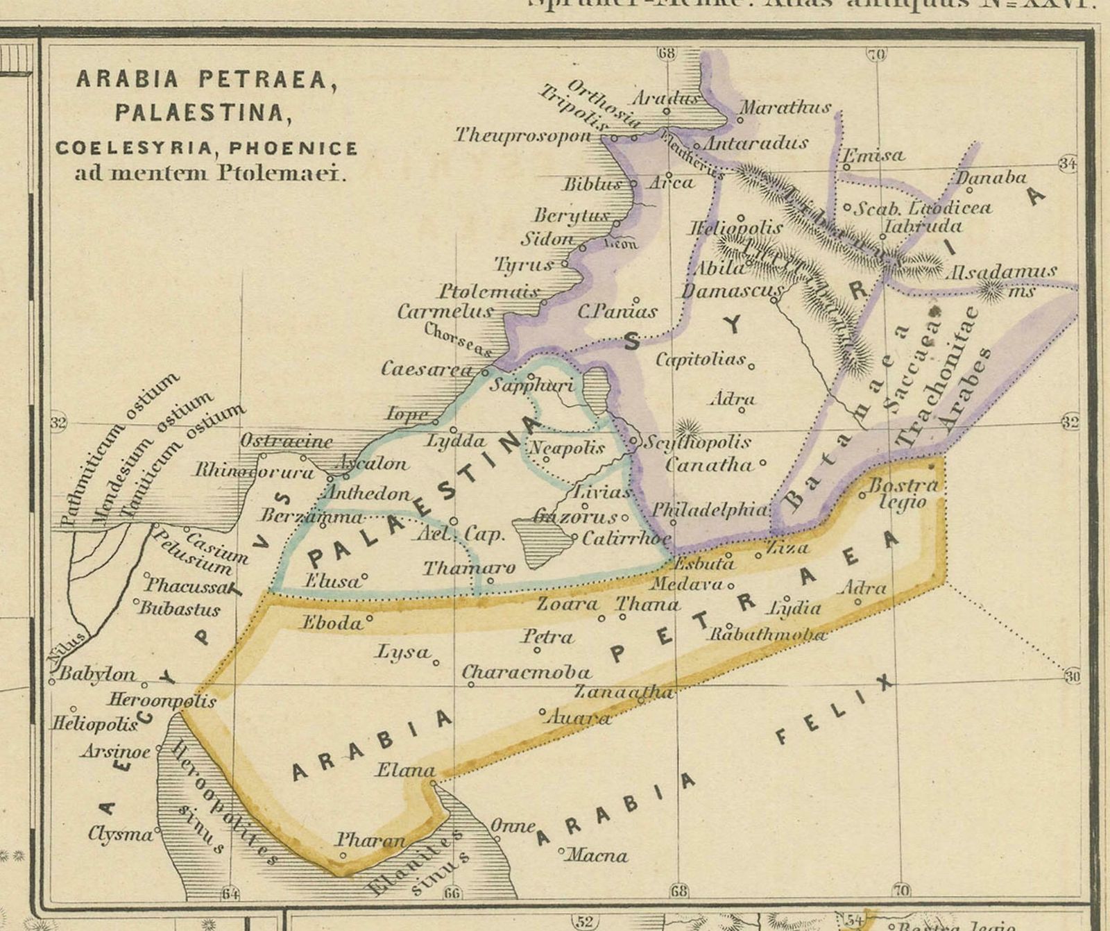 Levant In Antiquity: Lands Of Phoenicia, Judea, And Neighboring Kingdoms, 1880 photo buy