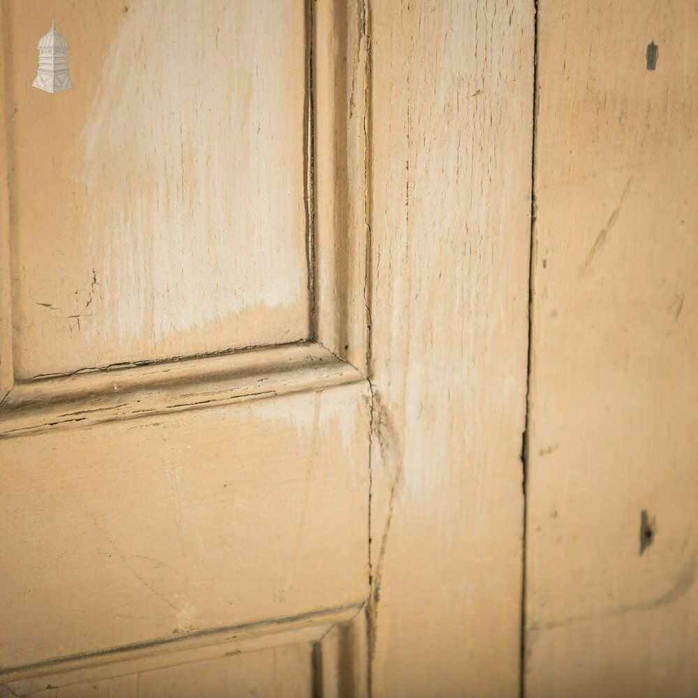 Paneled Window Shutters, Georgian, Over 7.5ft Tall, Distressed Paint Finish photo vinterior