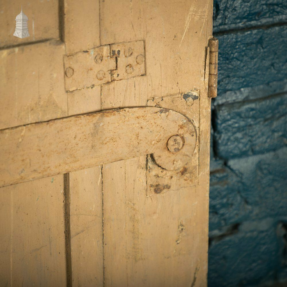 Home Fixtures Paneled Window Shutters, Georgian, Over 7.5ft Tall, Distressed Paint Finish photo