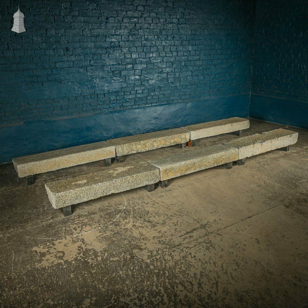 Granite Kerb Stones, Batch Of 6   Run Of 7 Metres photo vintage