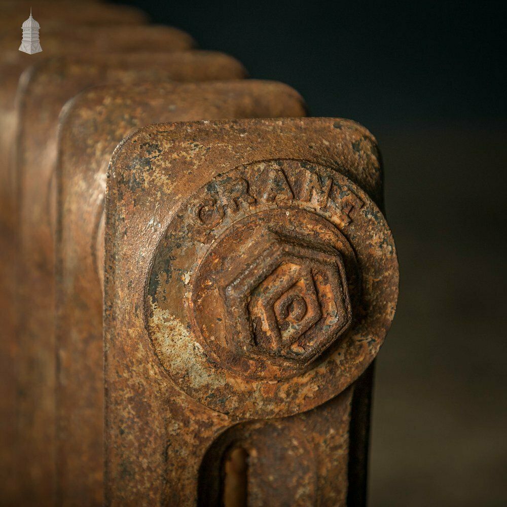 Cast Iron Radiator, Small 2 Column, 19th C photo buy