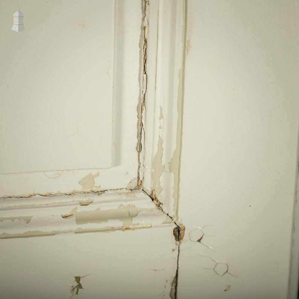 Pine Panelled Door, French Style, Painted 2 Panel photo vinterior