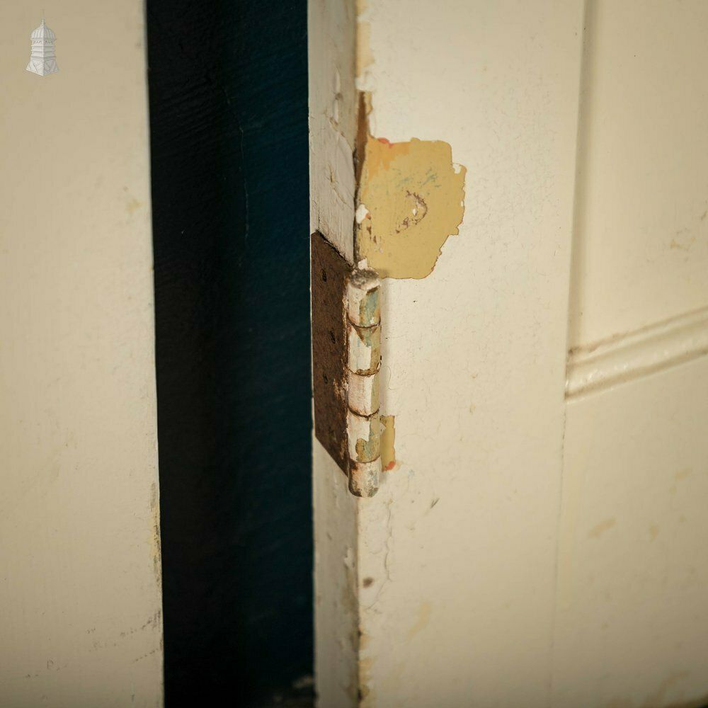 Pine Panelled Doors Pair Of White Painted Doors photo vinterior