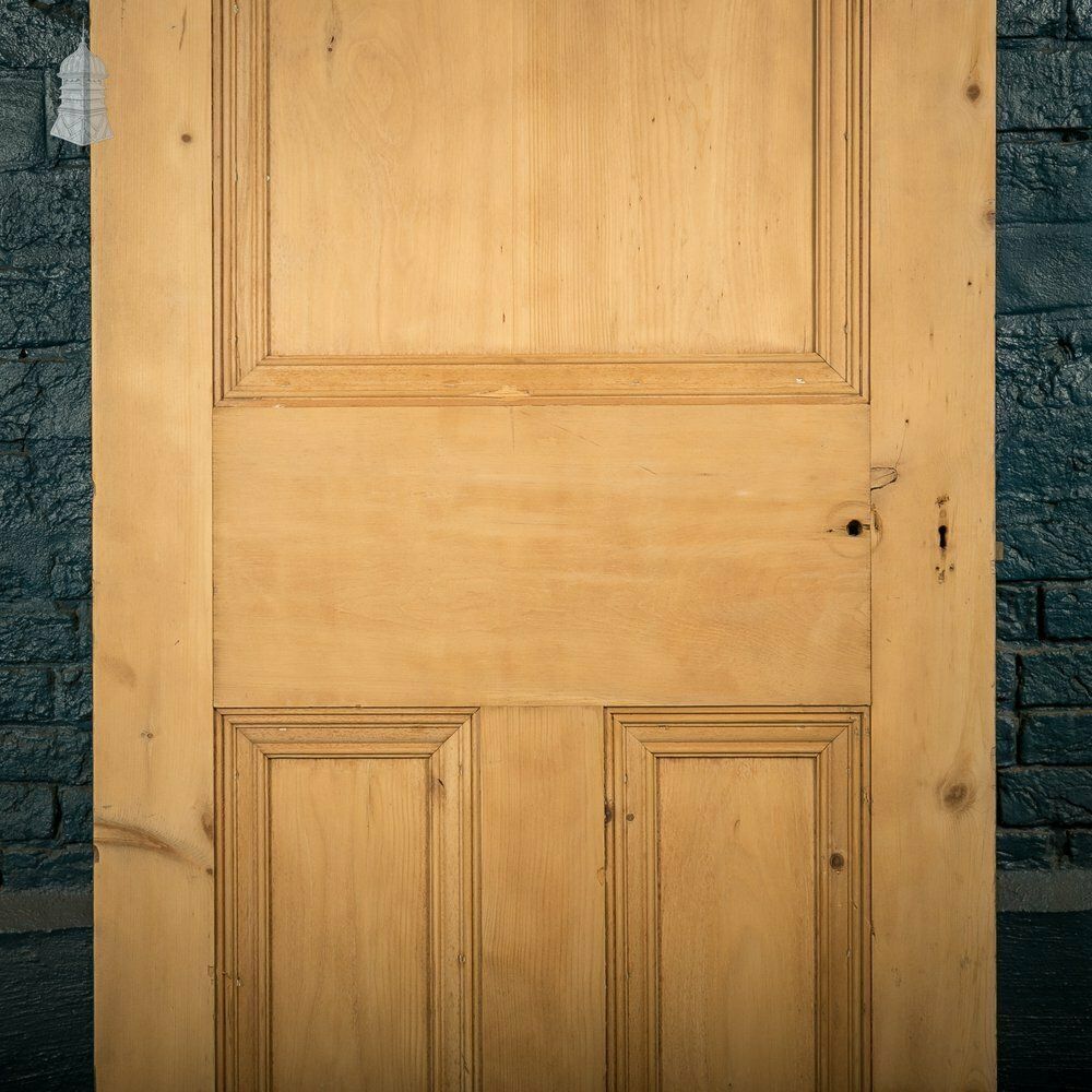 Paneled Pine Door, 4 Panels photo Home Fixtures