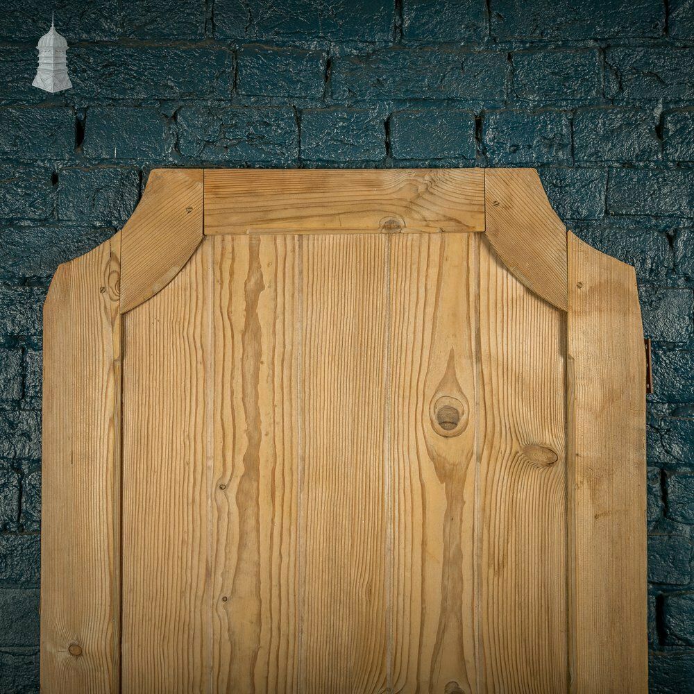 210.0 Pine Paneled Door, 2 Panel Door With Mouled Corners photo
