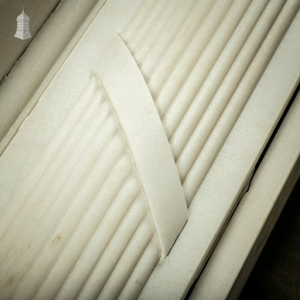 8394.0 White Marble Fireplace Of Roman Ornate Design photo