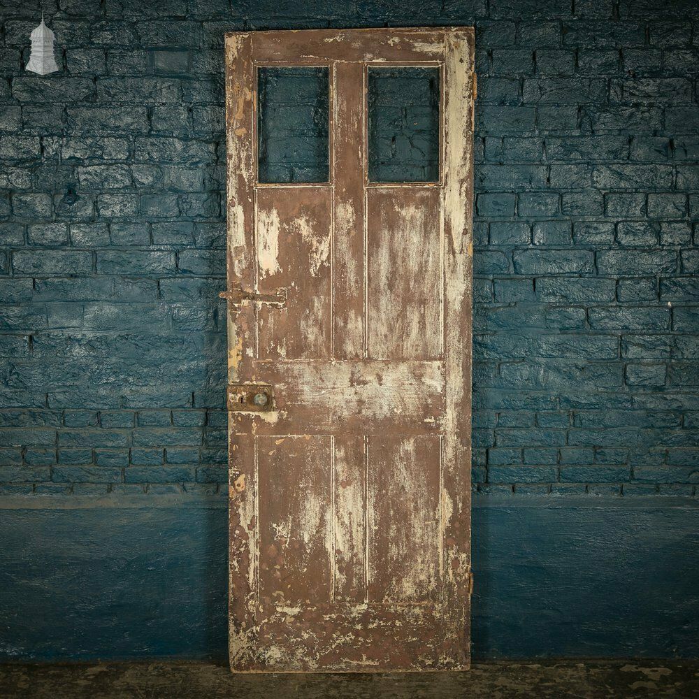 Glazed Pine Door, Victorian 6 Panel Painted photo furniture