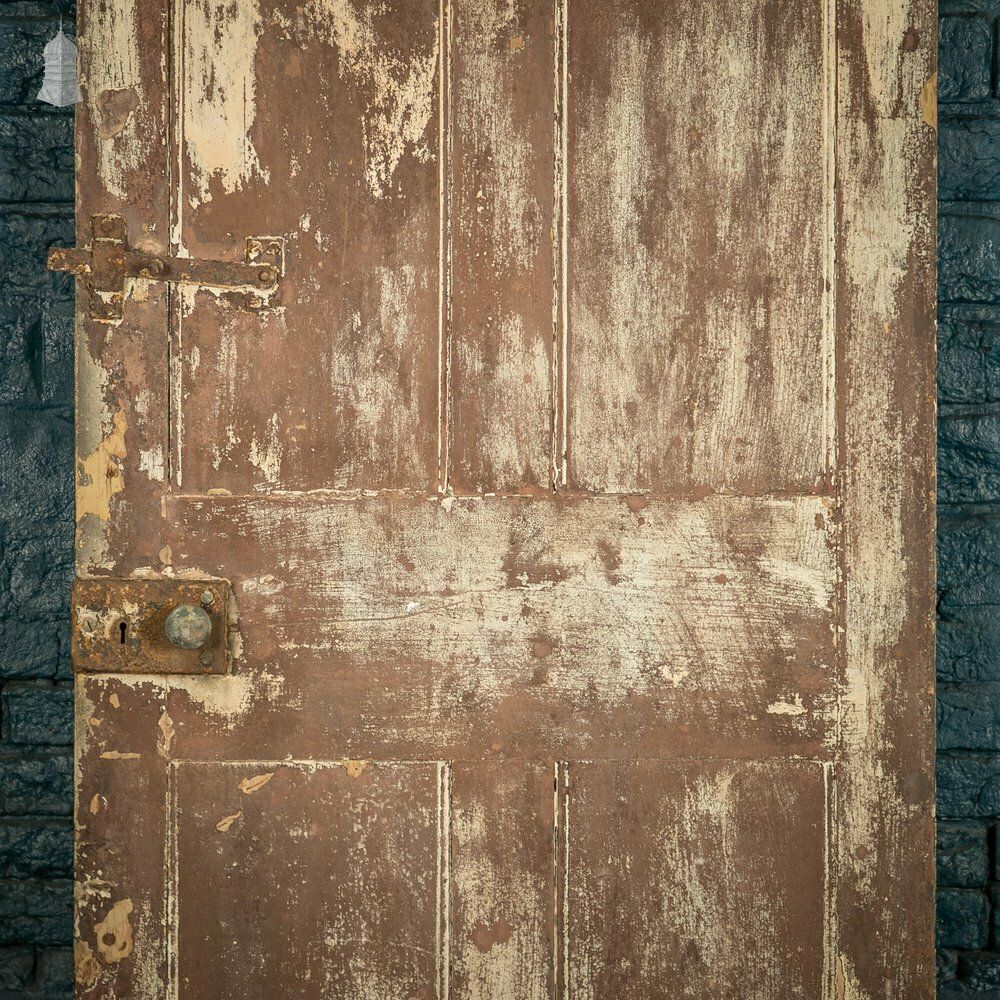 Glazed Pine Door, Victorian 6 Panel Painted photo Home Fixtures