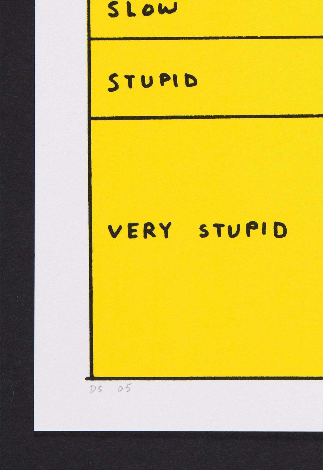 David Shrigley The Population (With The Book Of Shrigley)  (2005) photo furniture