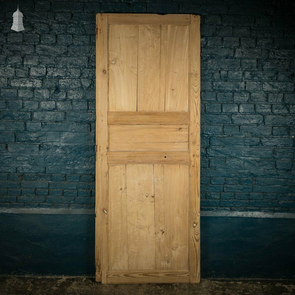 Home Fixtures Pine Paneled Door, French 3 Panel Victorian photo
