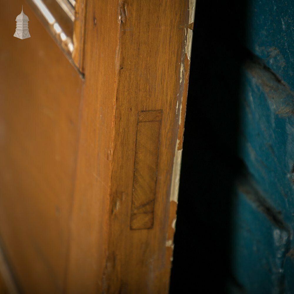 photo buy Mahogany Paneled Doors, Set Of 3 19th C Hardwood, Gunstock, 4 Panel Doors