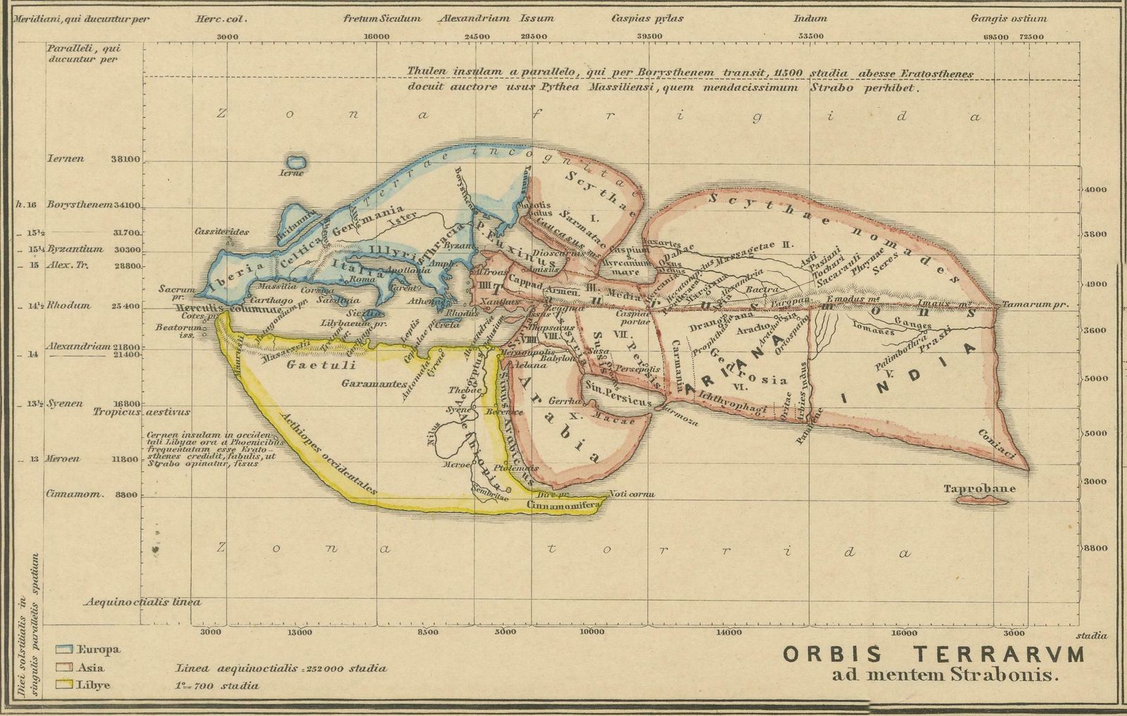 Original Old Composite Of Several Maps Of The Ancient World On One Sheet, 1880 photo Art