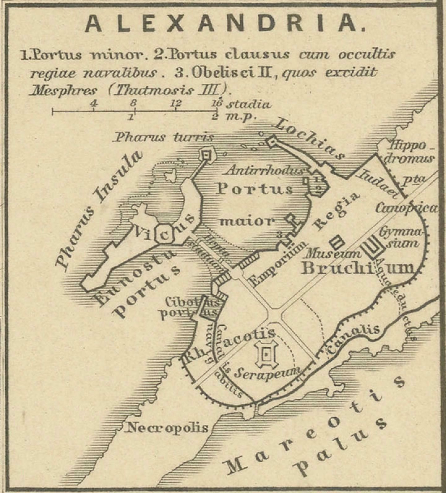 Old Map Of Mediterranean Powers: Pompey To Actium (66 31 Bc), Published In 1880 photo for sale