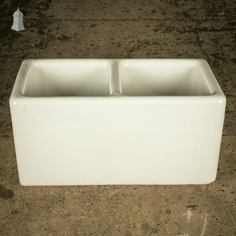 Garden Decor 19th C Royal Doulton Double Laundry Sink photo