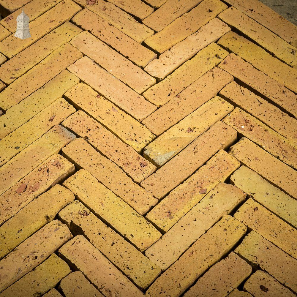 Cut Buff Brick Floor, Batch Of 1100 – 13.5 Square Metres photo 1650.0