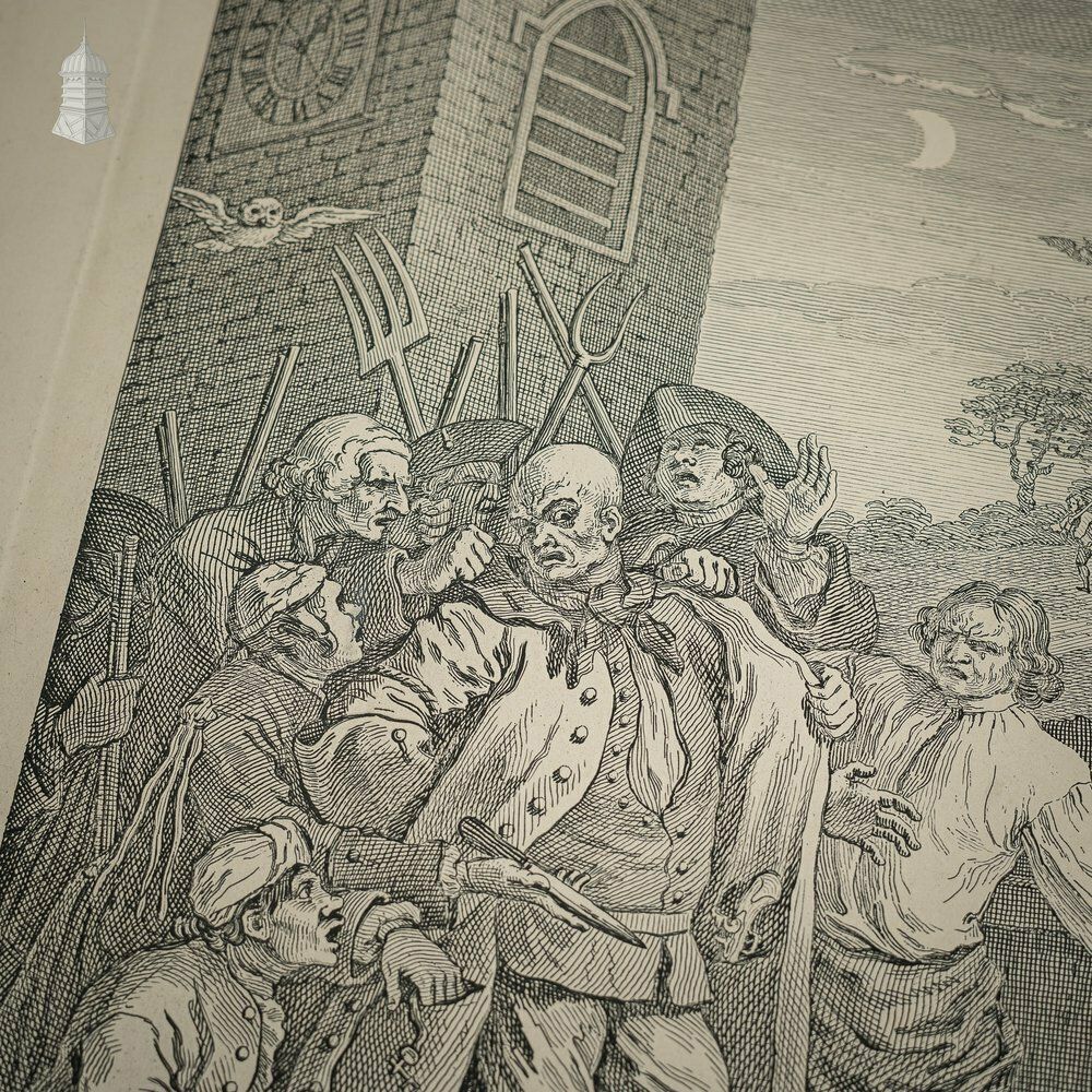 photo buy ‘The Four Stages Of Cruelty’ Set Of 4 Original 18th C Engravings By William Hogarth Dated 1751