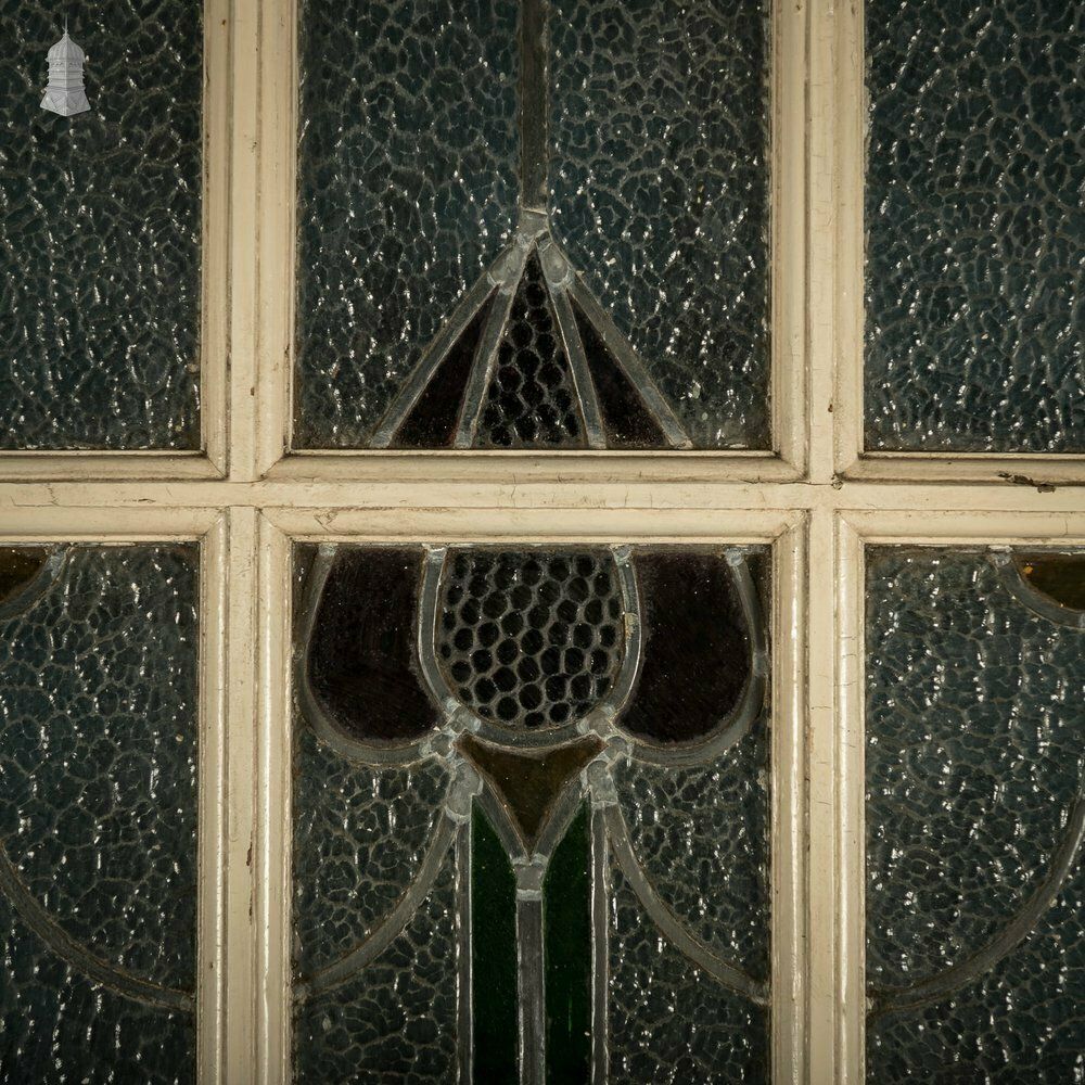 Glazed Pine Door, Stained Glass Textured Glazing photo 240.0