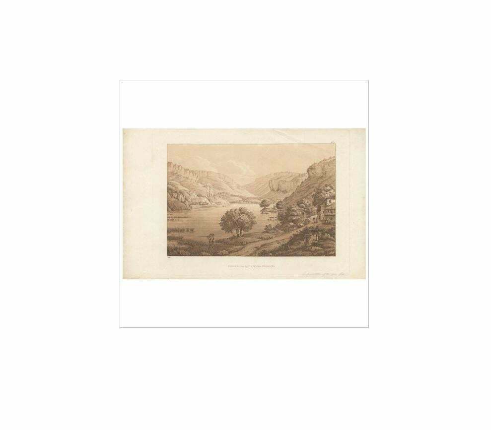 Antique Print Of A Village In Switzerland By J. Robinson, 1800 photo furniture