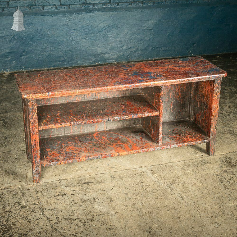 Tv Stand, Made From Reclaimed Materials With Narc Studio ‘Paint Shop’ Finish
