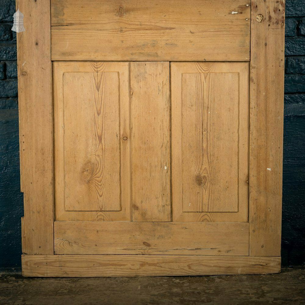 Home Fixtures Pine Panelled Door, 18th C 6 Panel photo