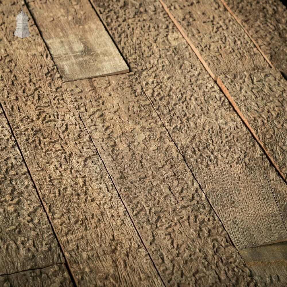 Ekki Hardwood Boards With Unique Patination From Wave Erosion, Wall Cladding. photo 360.0
