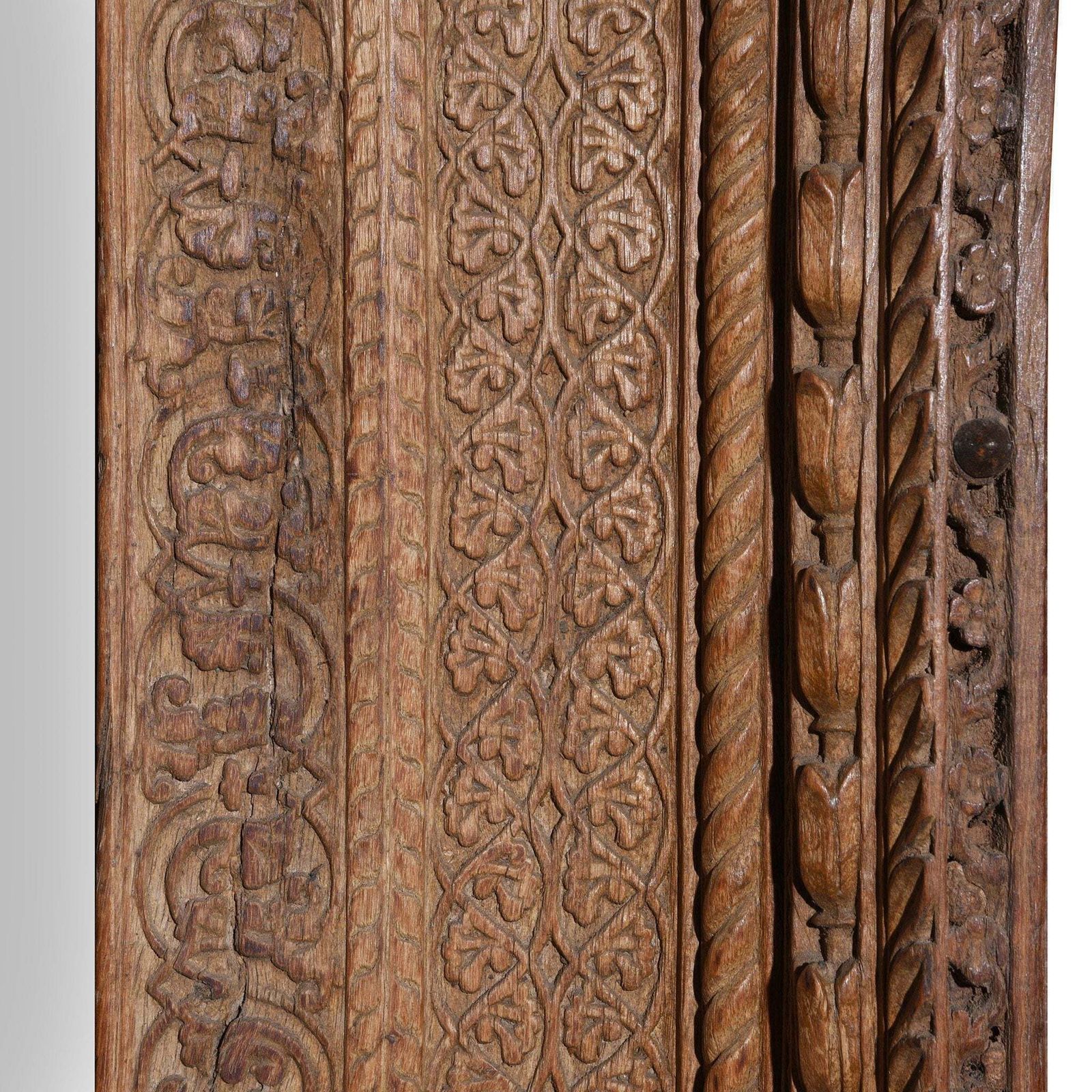 Old Indian Carved Doorway From Rajasthan   18thc photo furniture