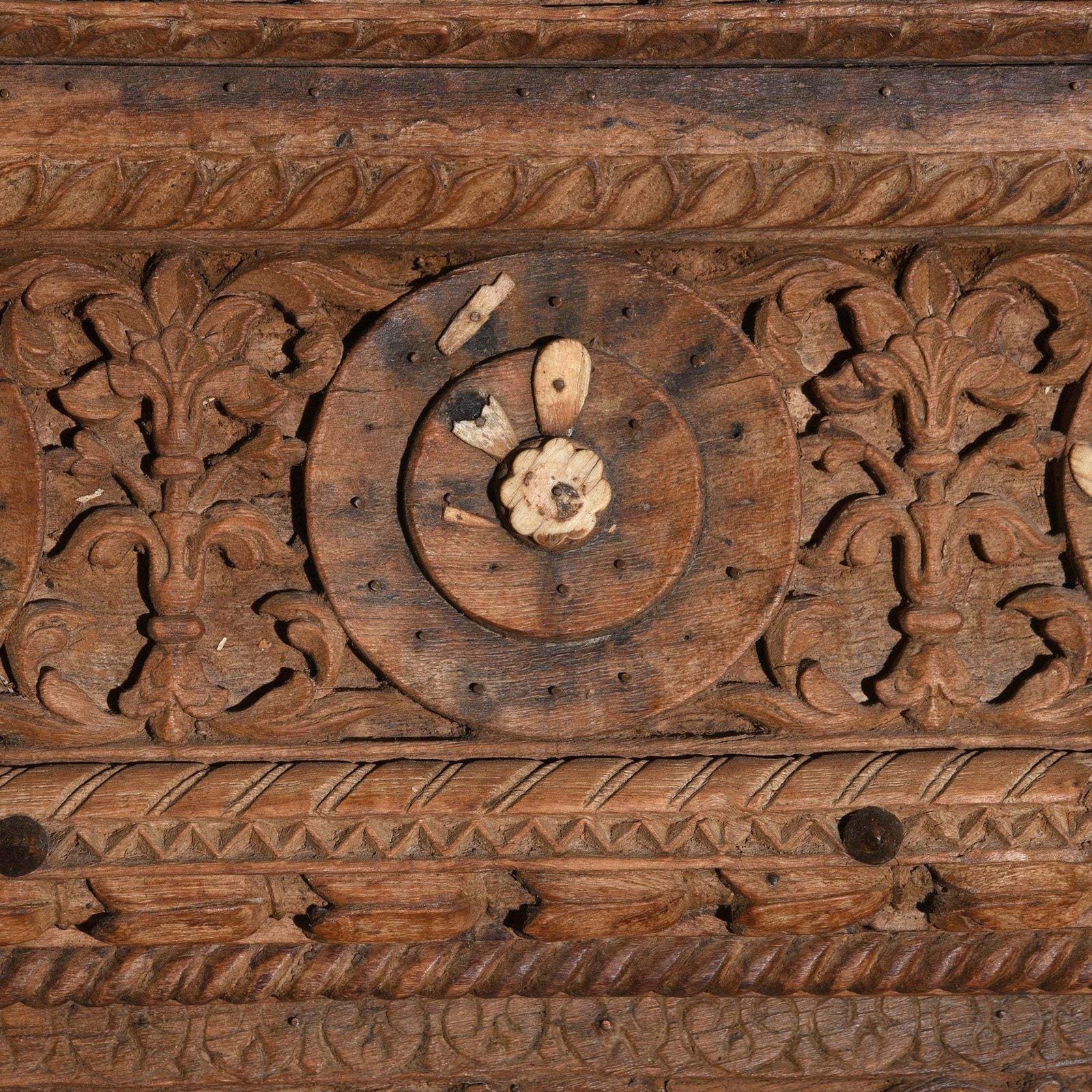 Old Indian Carved Doorway From Rajasthan   18thc photo vinterior