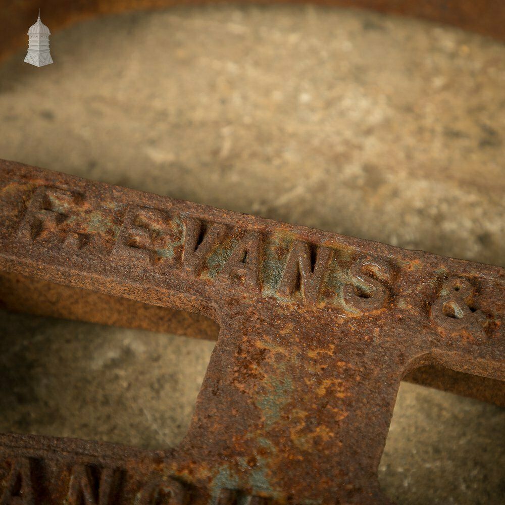 photo furniture Pair Of Cast Iron Industrial Barrel Stands   F. Evans & Co. Manchester
