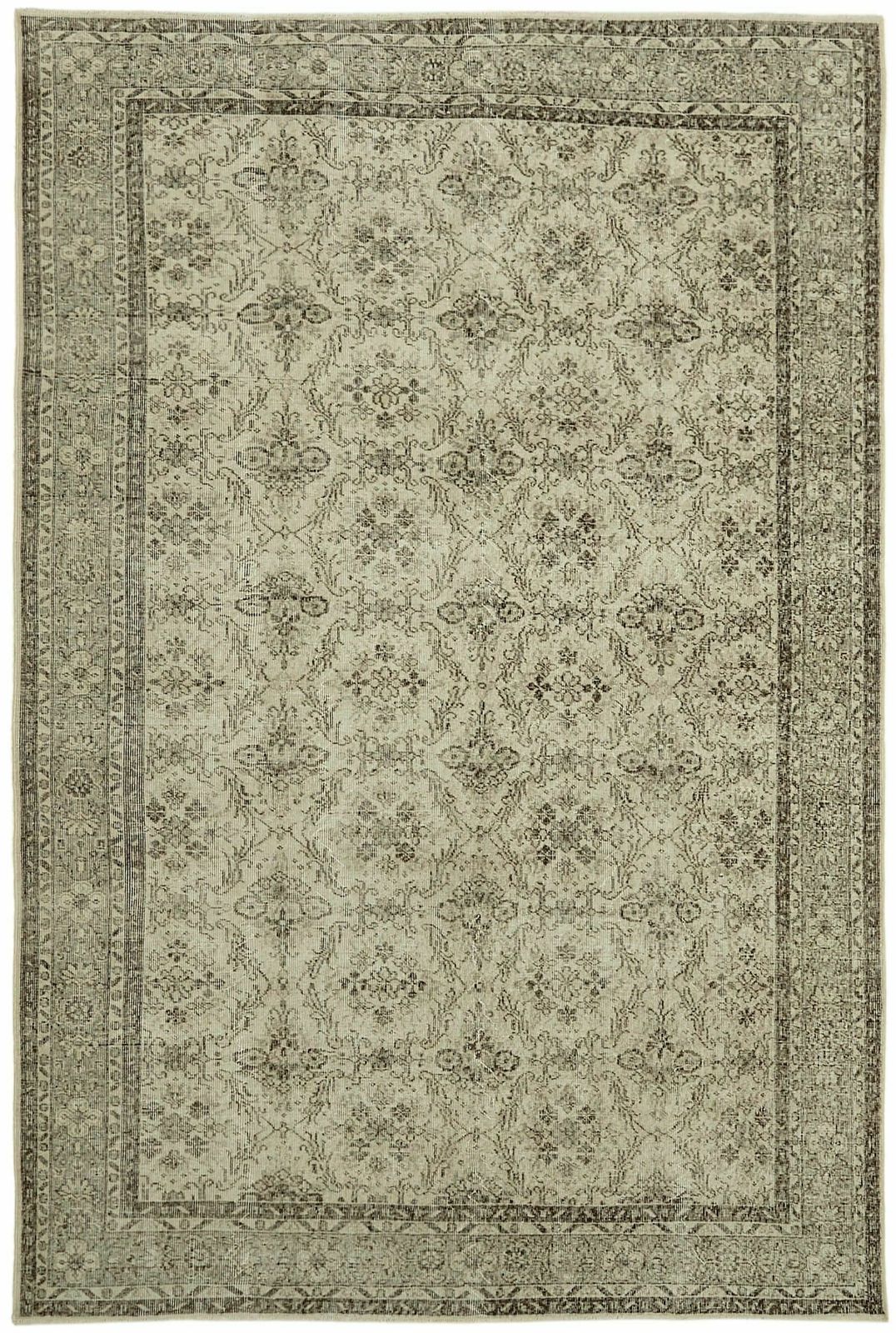 7x10 Beige Turkish Vintage Area Rug   44718 photo furniture