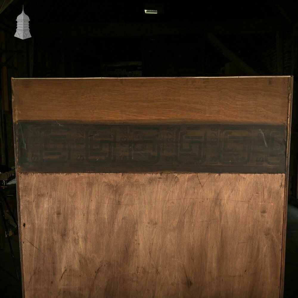 photo vintage Tambour Front Cabinet, Mahogany And Oak Construction With Internal Pigeonhole Shelving From A Liner
