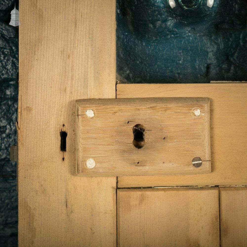 photo for sale Glazed Pine Door, Edwardian, Bullseye Glass