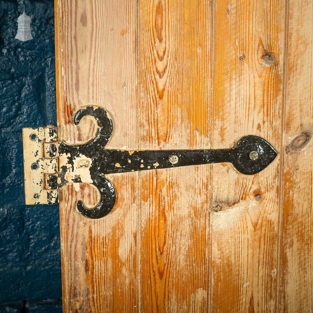 Stripped Pine Braced And Ledged Cottage Door photo for sale