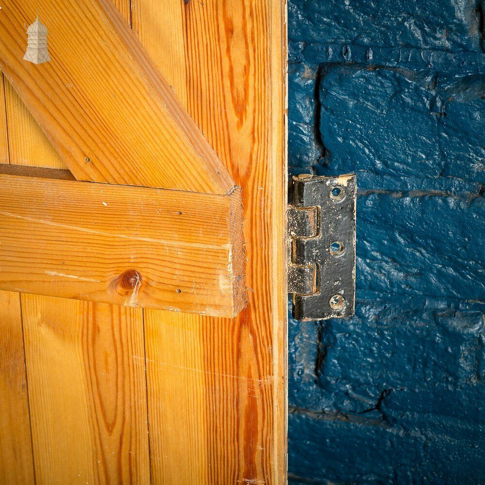 photo furniture Stripped Pine Braced And Ledged Cottage Door