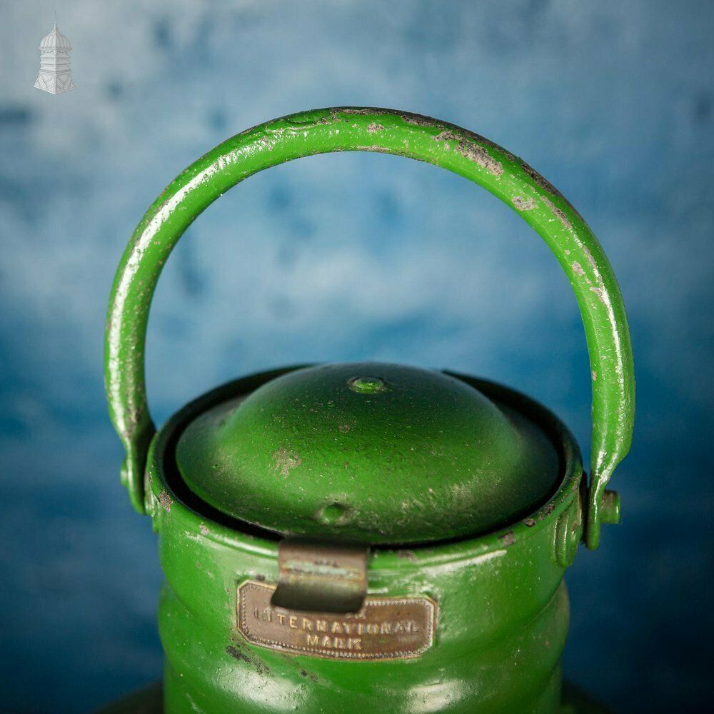 19th C Pair Of Port And Starboard Red And Green Daveys Patent Windproof Ship Lamps photo buy