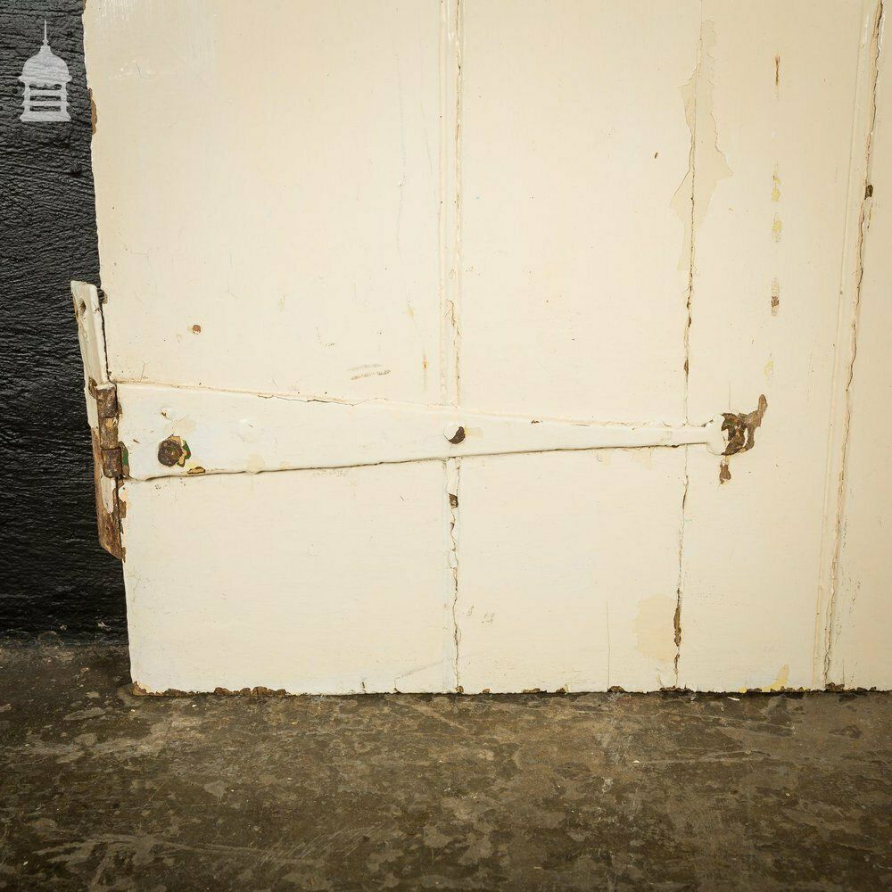 17th C White Pained Pine Ledged And Braced Cottage Door photo buy