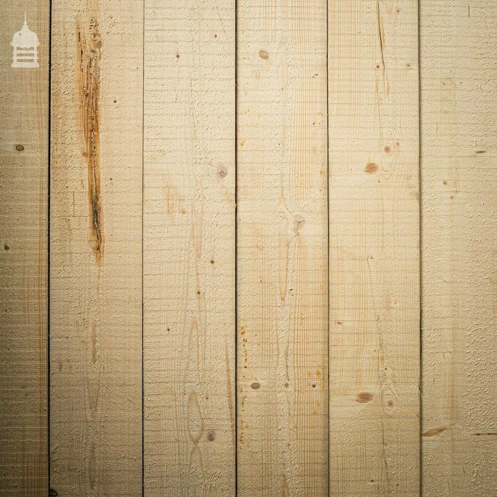 photo for sale Batch Of 35 Square Meters Of Bandsawn Scaffold Board Wall Cladding