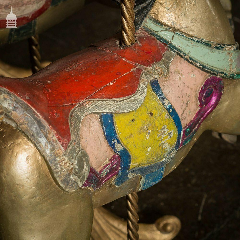 A Rare English 19th C Juvenile Carousel Galloper Horse By Anderson Of Bristol Circa 1890 No. 5