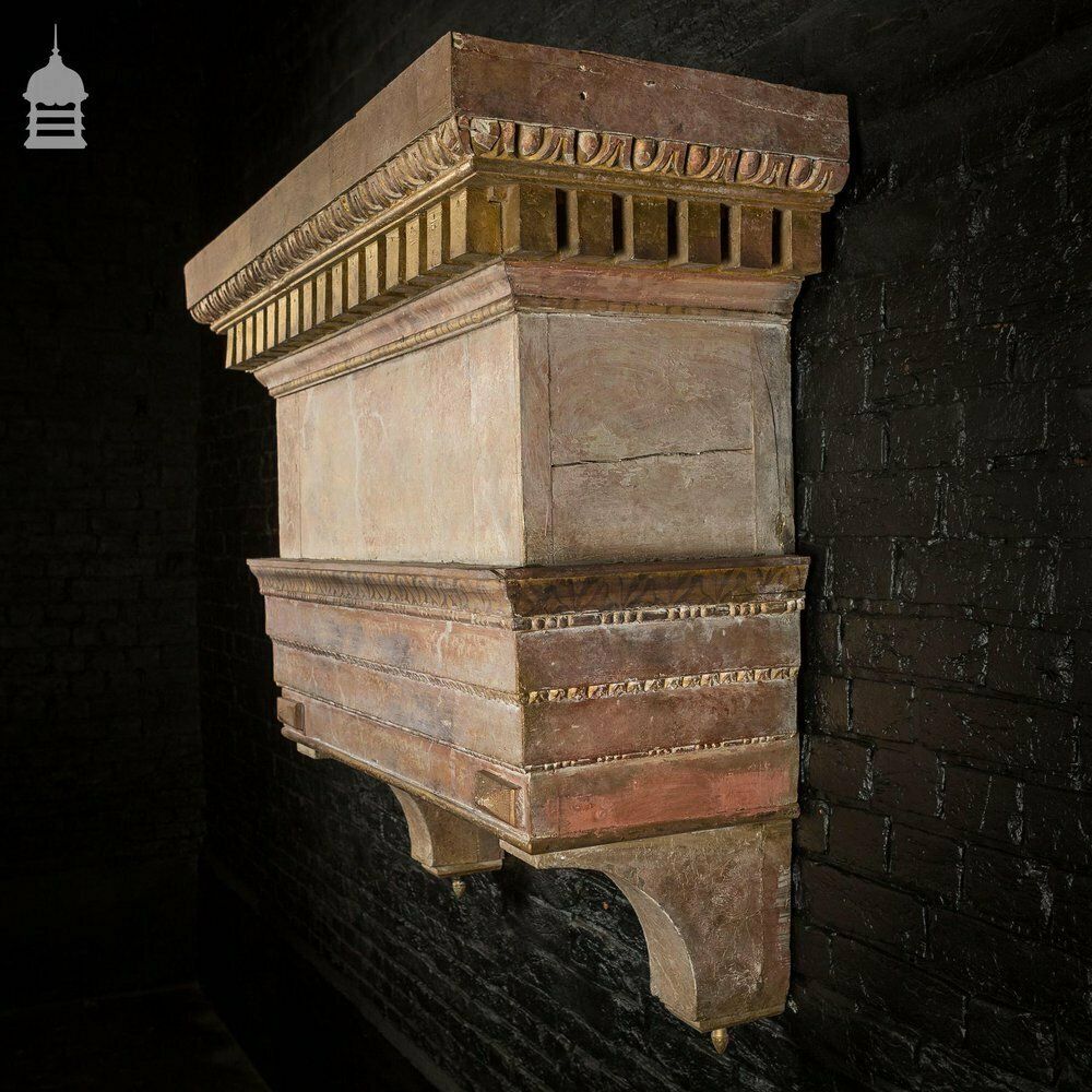 Early 19th C French Oak Chimney Hood photo for sale