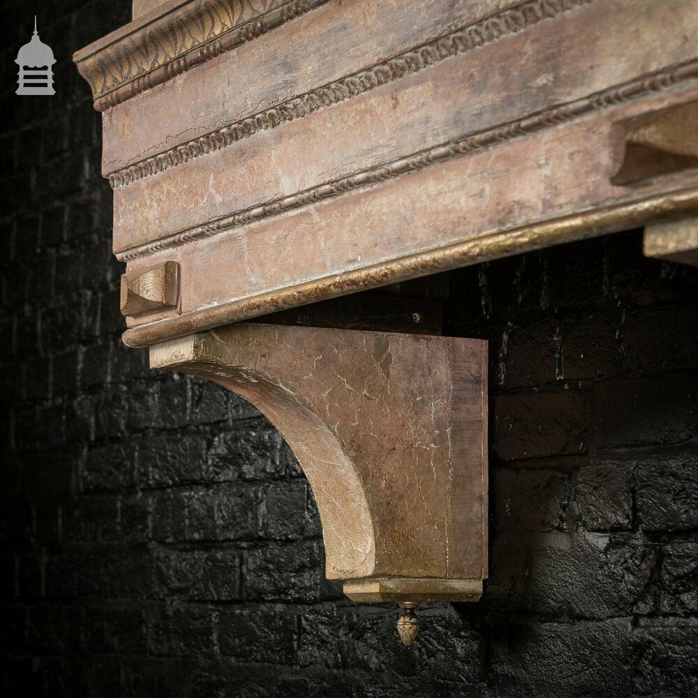 photo furniture Early 19th C French Oak Chimney Hood
