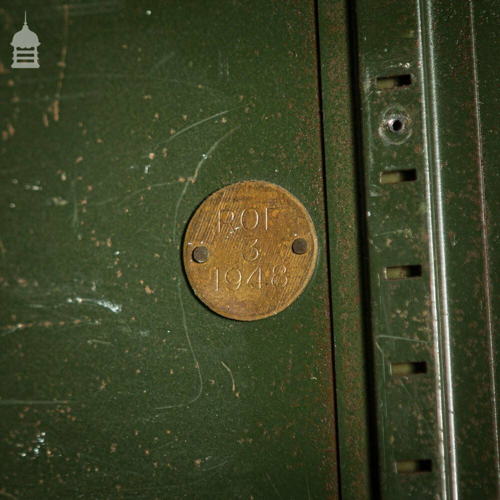 photo buy 1940’s Metal Wwii Military Cabinet With Abstract Painted Finish No. 4