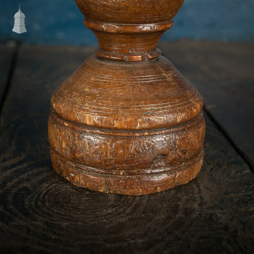 17th C Turned Wooden Candle Stick photo buy