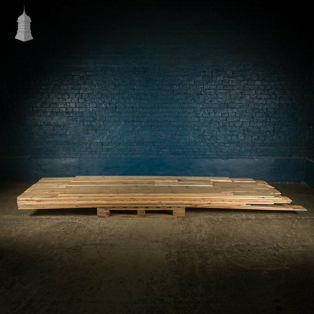 photo for sale Batch Of 45 Square Metres Of Oxidised Wall Cladding With Planned Backs Cut From Reclaimed Timbers