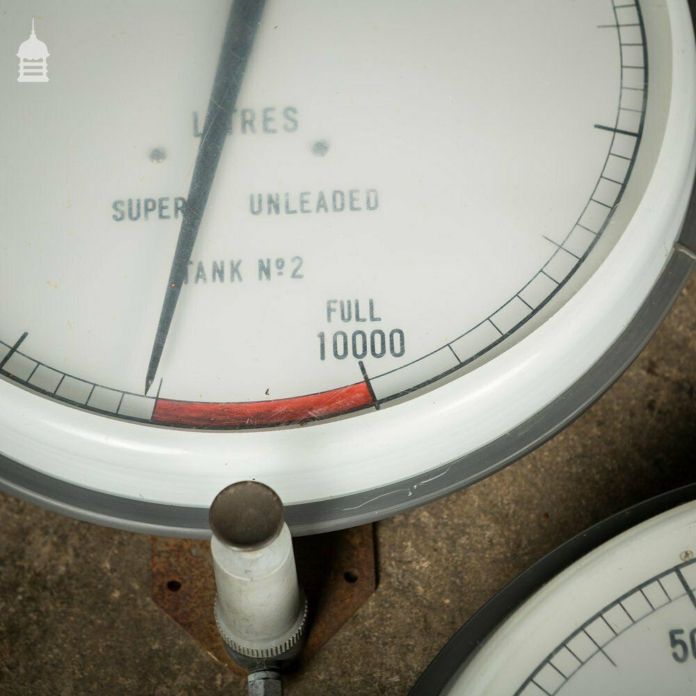 photo furniture Vintage Set Of 5 Industrial Fuel Gauges