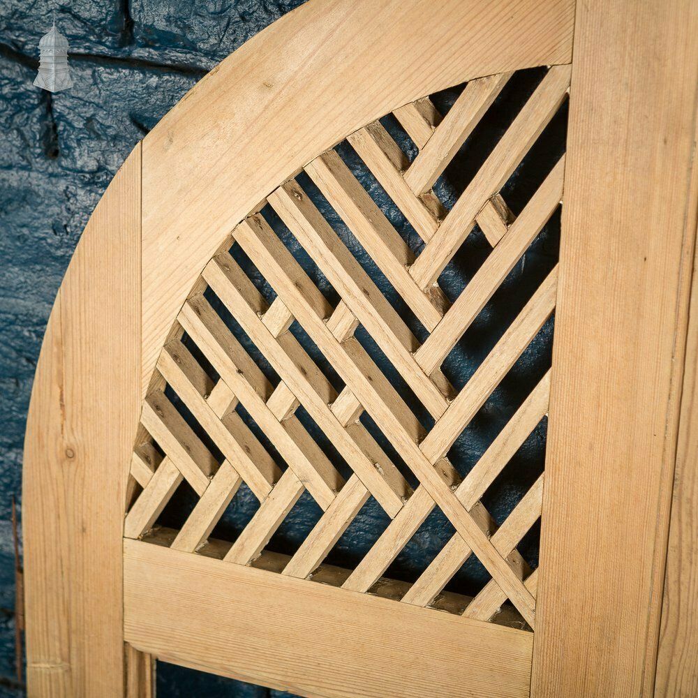 Pair Of Small Arch Top Lattice Cupboard Doors photo Home Fixtures