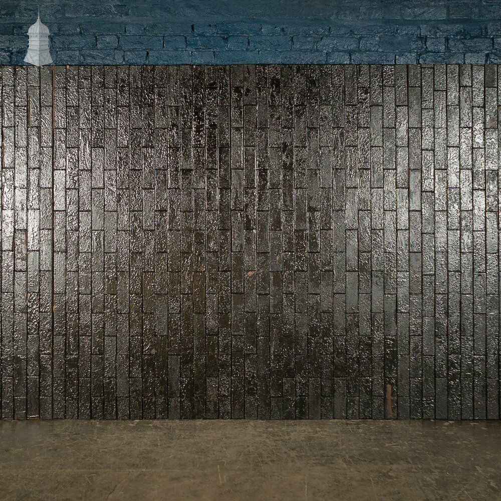 Bitumen Parquet Floor Wall Cladding Panels / Panelling Made From Reclaimed Parquet Flooring Blocks photo 174.0