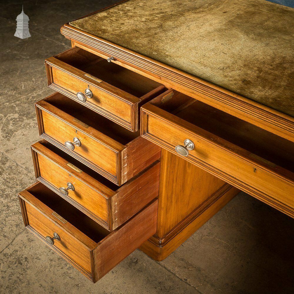 Furniture Prestigious Mahogany Queen Mary Maritime Dressing Desk From The Hms Medina By Warring & Gillows Circa 1910 photo