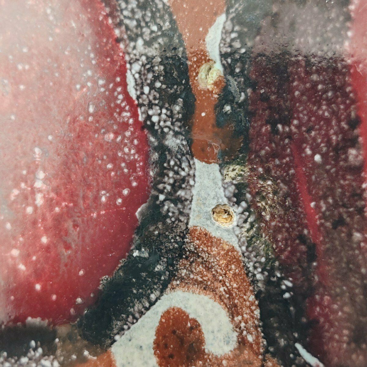 Marcel Noverraz (1899 1972). Vase boule en céramique photo vintage