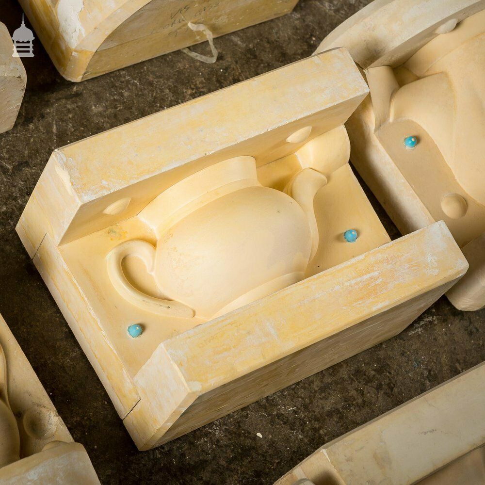 photo furniture Batch Of 51 Vintage Teapot & Vase Pottery Moulds