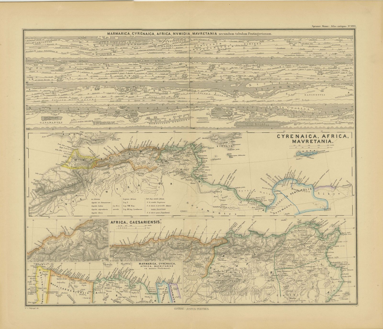 North African Coasts: Marmarica To Mauretania In Roman Times, Published In 1880